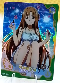 Asuna SAO Sword Art Online Goddess CCG TCG SSR025 Anime Waifu Card - Image 1