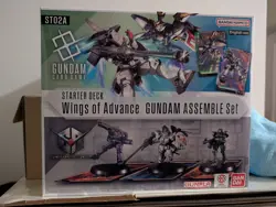 SEALED ENGLISH GUNDAM CARD GAME ASSEMBLE WINGS OF ADVANCE STARTER DECK SET ST02A - Image 1