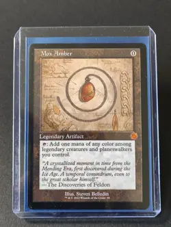 Mox Amber (Schematic) The Brothers' War: Retro Frame Artifacts Regular - Image 1