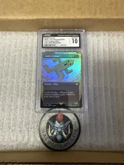 CGC 10 - Jumbo Cactuar Borderless Foil MTG Final Fantasy 0343 - Image 1