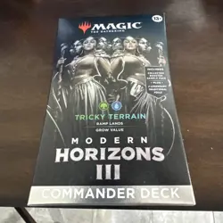 Modern Horizons 3 Commander Deck - Tricky Terrain MTG Brand New Sealed - Image 1