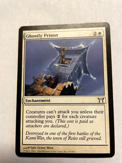Ghostly Prison Champions of Kamigawa Regular Never been used Beautiful look!!!!! - Image 1
