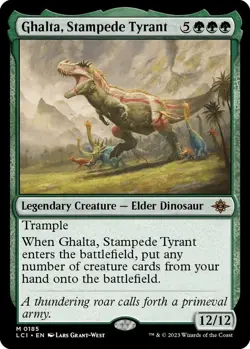 1x Ghalta, Stampede Tyrant, NM-Mint, English The Lost Caverns of Ixalan MTG - Image 1