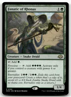 Fanatic of Rhonas #152 MTG Modern Horizons 3 NM X1 - Image 1