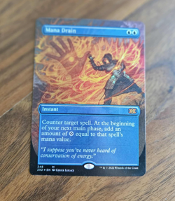 Mana Drain - BORDERLESS FOIL - NM - MTG - Image 1