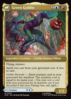 Norman Osborn / Green Goblin #39 (NM) - MTG - Marvel's Spider-Man Magic - Image 2