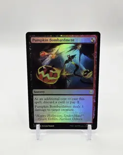Pumpkin Bombardment Common Foil Magic The Gathering TCG Marvel's Spider-Man 139 - Image 1