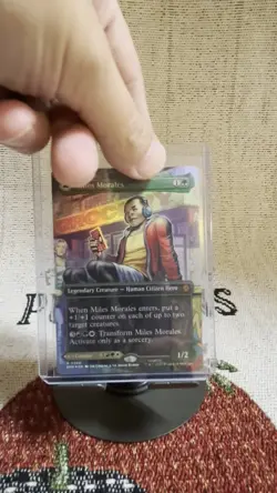 Miles Morales (0200) (Borderless) Marvel's Spider-Man Foil MTG - Image 2