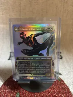 Miles Morales (0200) (Borderless) Marvel's Spider-Man Foil MTG - Image 3