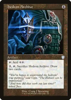 Hedron Archive (Retro Frame) - BRC Uncommon - MTG Magic Pack fresh - Image 1