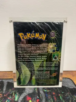 Pokemon TCG Koga Theme Gym Challenge Sealed (Nintendo Wizards of The Coast 1999) - Image 3