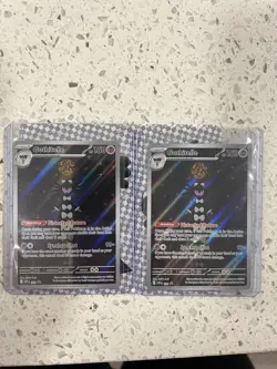 Gothitelle 211 Promo Pokemon White Flare Illustration Rare NM Lot of 2 Stickers - Image 1