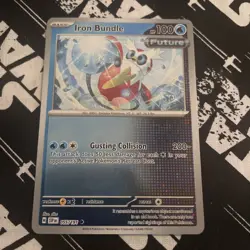 Iron Bundle 55/191 Surging Sparks Reverse Holo Uncommon Pokemon Light Play+ - Image 1