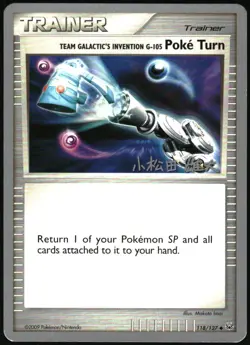 Pokemon - World Championships 2010 Poke Turn 2010 118/127 Uncommon - Image 1