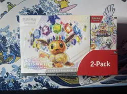 Pokemon Prismatic Evolutions ETB & Booster Bundle Costco Exclusive 2-pack - Image 1
