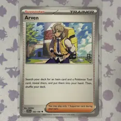 [4x Playset] Arven 166/198 Sv01: Scarlet & Violet Base Set - Pokemon TCG - Image 2
