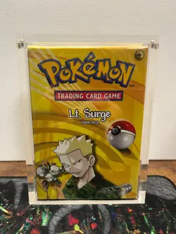 Pokemon TCG Lt. Surge Gym Heroes Theme Deck Sealed (Wizards of The Coast 1999) - Image 1