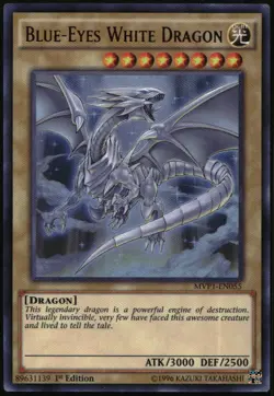 Yu-Gi-Oh! Dark Side of Dimensions Movie Pack Blue-Eyes White Dragon MVP1-EN055 - Image 1