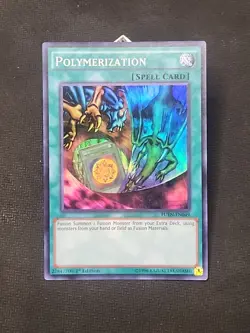 Yugioh Polymerization FUEN-EN049 Super Rare NM - Image 1