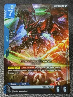 Gundam Epyon (GD02-002) [Foil] (NM) - Gundam Card Game - Dual Impact (ENG) - Image 1