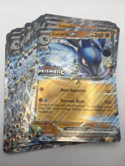 Lot Of 35 Lucario Ex Jumbo Cards - Prismatic Evolutions 051/131 Pokemon Jumbo - Image 1