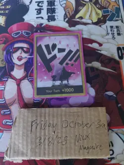 Don Tony Chopper Premium Booster Card PRB-02 Gold Frame - Image 1