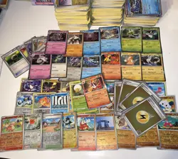 Pokemon Modern English Bulk Card Lot, Includes lots of Holo/Reverse and Nonholos - Image 1