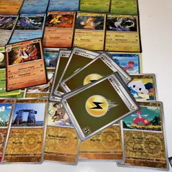 Pokemon Modern English Bulk Card Lot, Includes lots of Holo/Reverse and Nonholos - Image 2