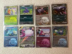 Simplified Chinese Pokemon Cards (8 Total) Some Foil Some Pokeball - Image 1