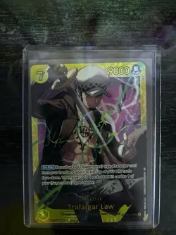 Read Algar Law OP10-119 SEC Parallel One Piece Card Game TCG - Image 1