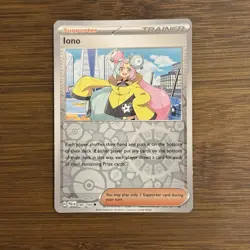 Iono 185/193 Sv02 Reverse Holo NM Paldea Evolved 2023 Pokemon Card - Image 1