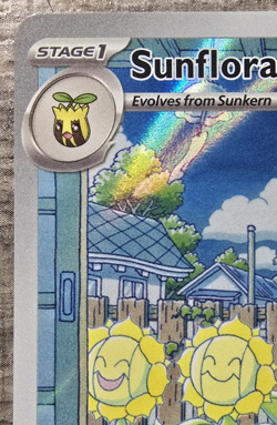 Pokemon TCG Sunflora 169/167 Twilight Masquerade Illustration Rare Card - MINT - Image 2