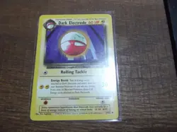Dark Electrode Pokemon TCG WOTC Team Rocket NON- Holo Rare Card 34/82 NM/LP - Image 1