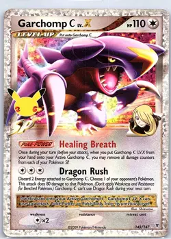 Garchomp C LV.X 145/147 Celebrations: Classic Collection - Pokemon Card - NM - Image 1