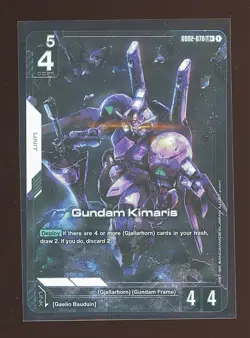 Gundam Card Game TCG GD02-070 Dual Impact Gundam Kimaris LR+ Alt Art - Image 1