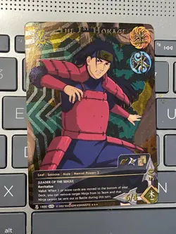 Naruto The 1st Hokage 1500 / Super Rare / near mint condition card - Image 1