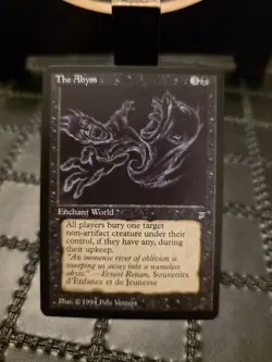*P R 0 X Y* Mtg Magic The Gathering The Abyss Trading Card *P R 0 X Y* - Image 1