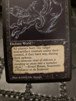 *P R 0 X Y* Mtg Magic The Gathering The Abyss Trading Card *P R 0 X Y* - Image 2