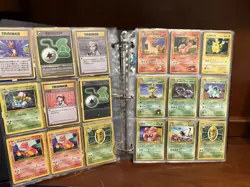 Vintage Pokemon Binder With Cards English And Japan Holos And Non Holos - Image 5