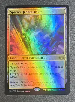 Spara's Headquarters Streets of New Capenna Foil MTG NM Magic Card - Image 1