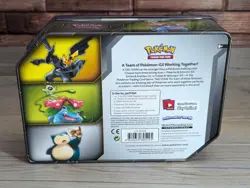 Pikachu & Zekrom GX-Pokemon TCG: Sun & Moon Team Up Empty Tin Only No Cards - Image 3