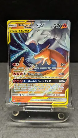 Pokemon SM Unbroken Bonds Charizard Reshiram GX Tag Team 20/214 NM - Image 1