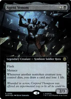 NM - Agent Venom Foil (Extended Art) R Marvel's Spider-Man 255 - Image 1