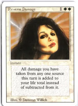Magic: The Gathering Reverse Damage Reverse Damage Rare Regular - Image 1