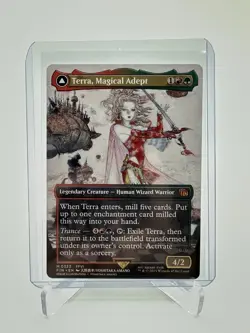 Terra, Magical Adept 323 (Borderless) (non-foil) MTG Final Fantasy - Pack Fresh - Image 1