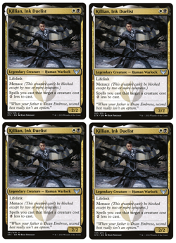MTG - 4 x Killian, Ink Duelist (Playset) - Uncommon - Strixhaven (STX) - M/NM - Image 1