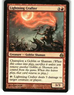 Magic the Gathering - Morningtide Lightning Crafter 2008 93 Rare - Image 1