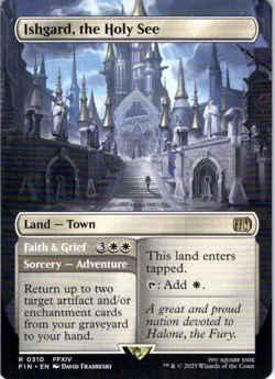 MTG Ishgard, the Holy See (Borderless) (310) | NM | Final Fantasy {FIN} - Image 1