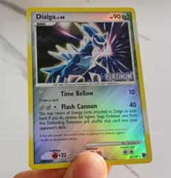 Pokemon TCG Dialga 16/106 Stamped Great Encounters Reverse Holo Rare EX-NM - Image 1