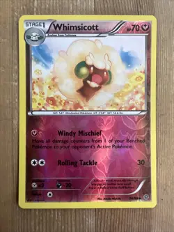 Whimsicott - 56/98 - Uncommon - Reverse Holo NM, English Pokemon Ancient Origins - Image 1